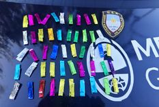 Los ravioles de cocaína que le incautaron al menor de edad en el barrio Santa Teresita.&nbsp;