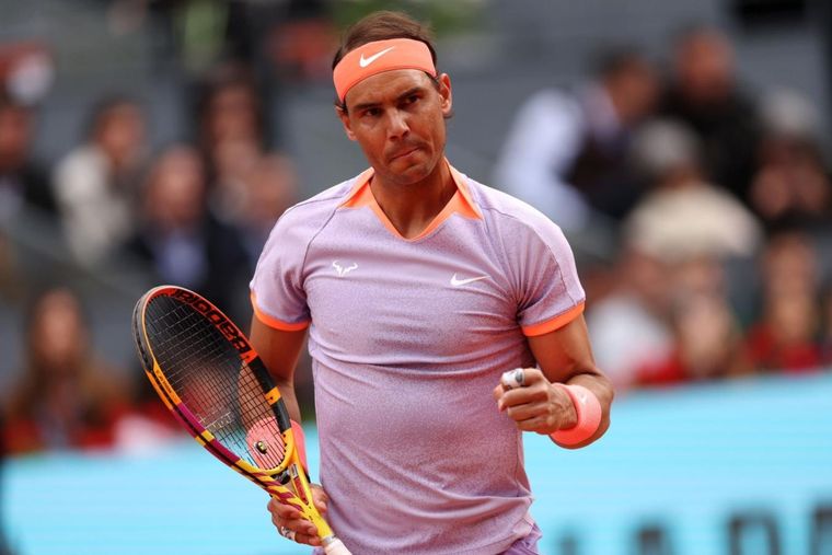 Nadal se despidió de Madrid en octavos de final, en su última función Foto: El Gráfico