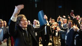 Javier Milei vuelve a festejar