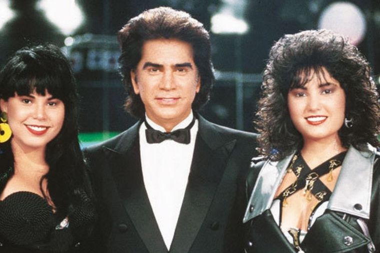 José Luis Rodríguez, Liliana y Lilibeth Rodríguez Morillo José Luis Rodríguez, Liliana Rodríguez Morillo, El Puma Foto: Pinterest