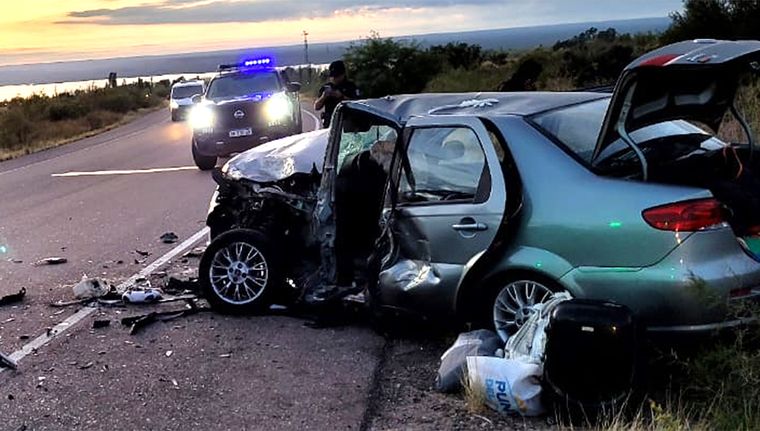 El auto involucrado en el accidente Foto: @MATIPASCUALETTI