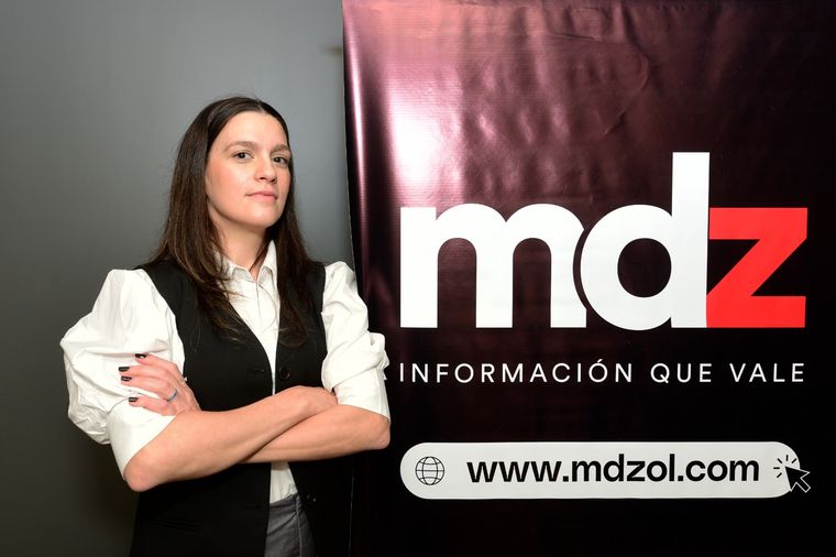 María Belén Aguiar, directora de Acceso y Comunicaciones del Laboratorio MSD, presente en el ciclo de MDZ En Diálogo. María Belén Aguiar, directora de Acceso y Comunicaciones del Laboratorio MSD, presente en el ciclo de MDZ En Diálogo.