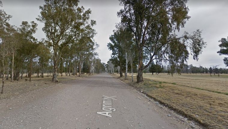 Lugar del siniestro, en las cercanias del zoológico de San Rafael Foto: Google Maps