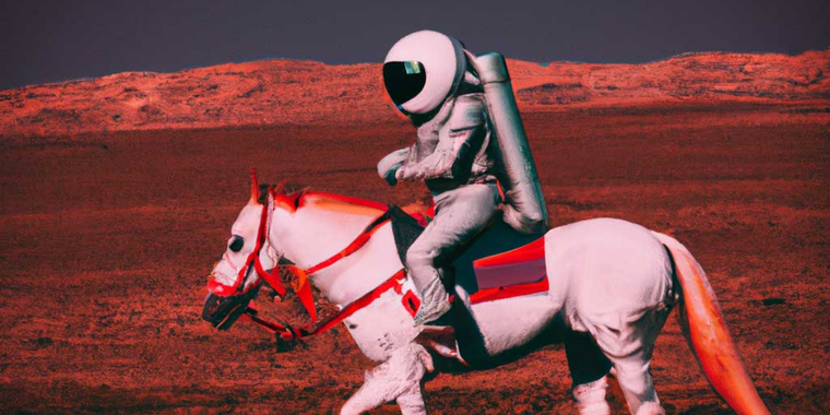 Imagen creada por la inteligencia artificial DALL.E 2 Foto: OpenAI