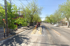 atropellaron a un peaton que bajaba de un colectivo en godoy cruz