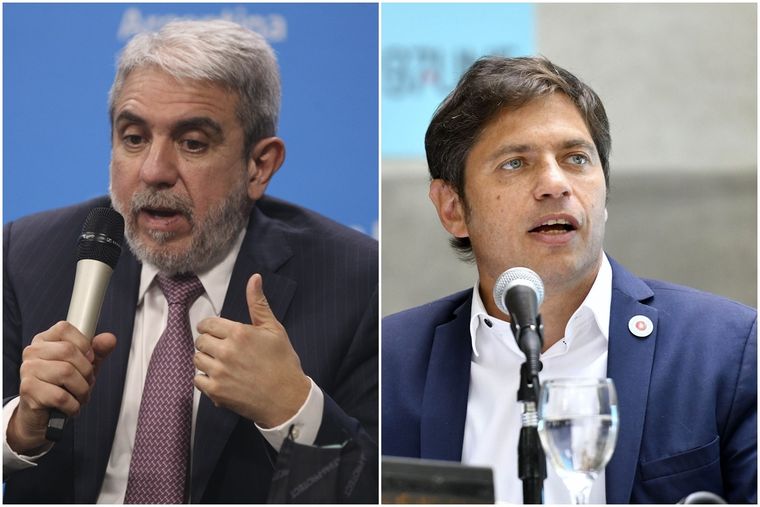 Aníbal Fernández y Axel Kicillof quedaron en el ojo de la tormenta por sus dichos tras el crimen de Morena Domínguez Foto: Captura TV