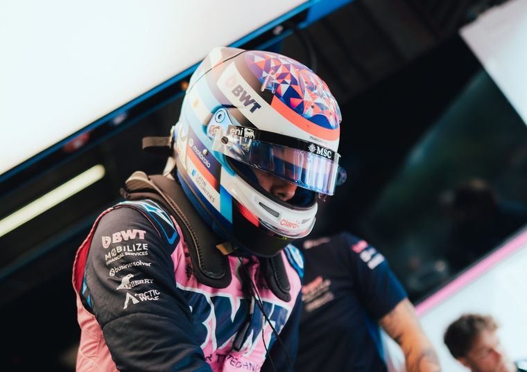 Franco Colapinto, con novedades aerodinámicas en su Alpine