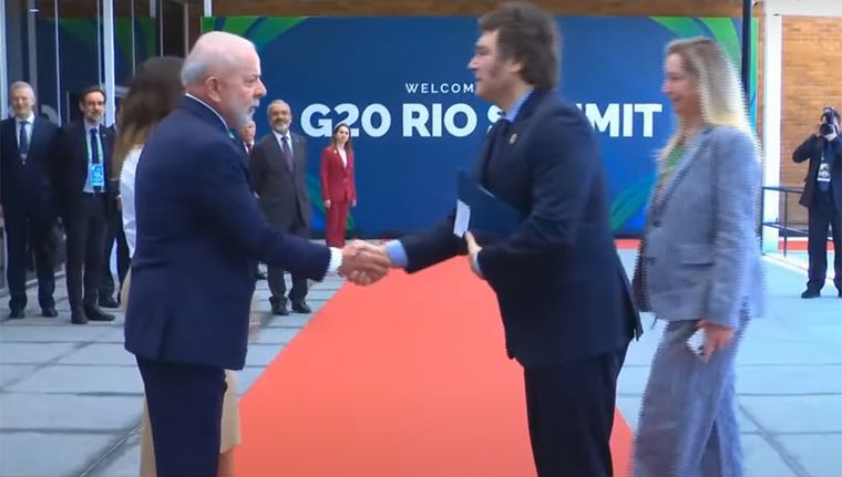 No hay sintonía entre Lula da Silva y Javier Milei. Foto: Captura de video