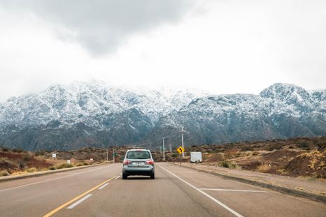 Desde la ciudad de Mendoza hay una hora de viaje hasta Potrerillos Foto: Santiago Tagua/MDZ