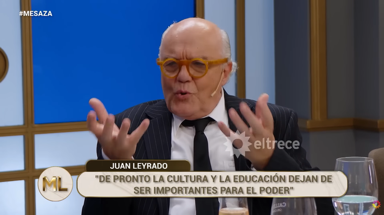Juan Leyrado criticó al gobierno de Javier Milei. Juan Leyrado criticó al gobierno de Javier Milei.