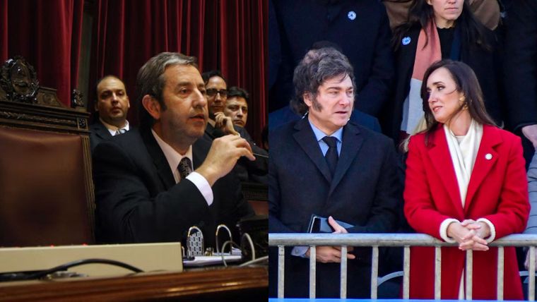 Julio Cobos habló sobre la interna entre Javier Milei y Victoria Villarruel.