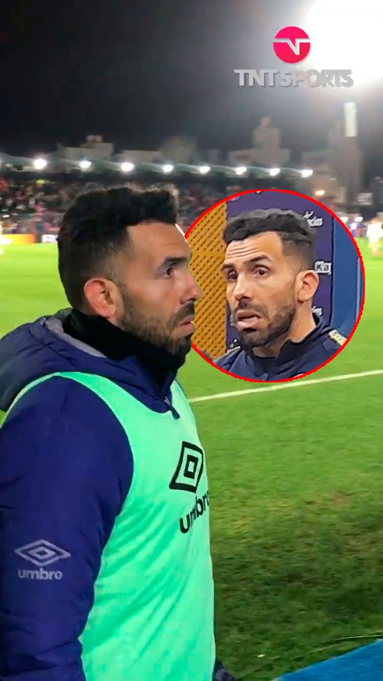 Tevez habló luego de la derrota de Rosario Central, la tercera en fila entre todas las competencias. Foto: TNT Sports
