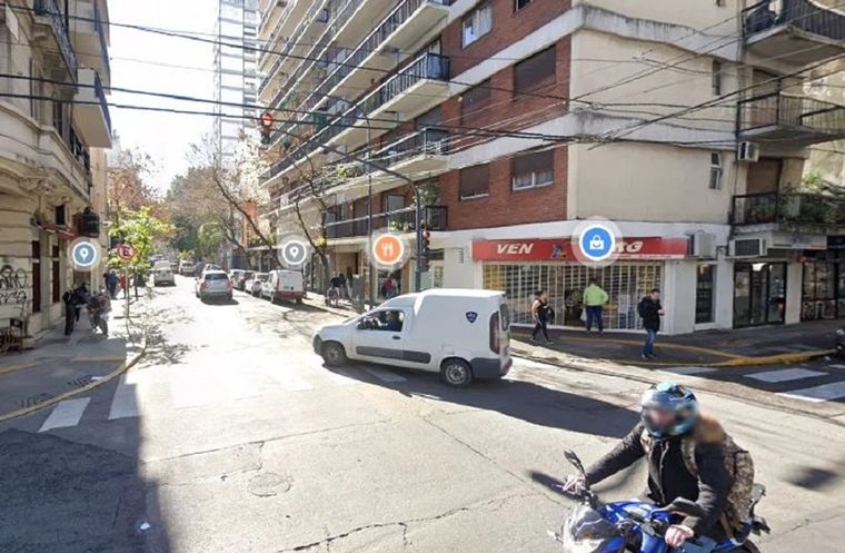La zona de Balvanera en donde fue atacada la víctima Foto: NA