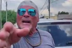 Alfa negó el accidente y dijo que la patente estaba tapada. / Captura Tiktok