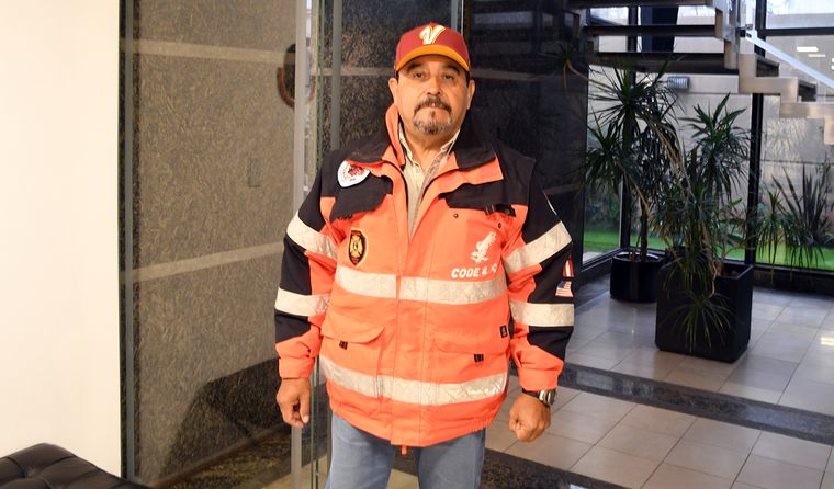 Guillermo Arana Leyton, es un rescatista argentino que volvió de Venezuela tras el desastre de los terremotos. Este domingo vuelve en un nuevo operativo.