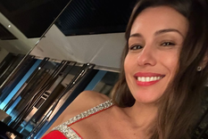 De viaje en Londres, Pampita lució un ceñido vestido rojo que encendió las redes sociales. Foto: Instagram: pampitaoficial