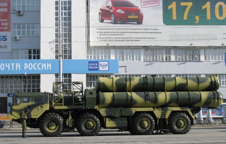 Un S-300 ruso. El sistema de misiles se exportó a decenas de países. Foto: Wikimedia Commons