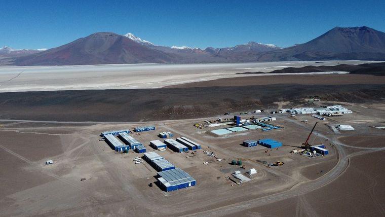El proyecto Mariana es un depósito de salmuera de litio que se encuentra en el Salar de Llullaillaco, en la Puna Salteña. Foto: Gentileza