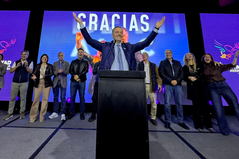 Manuel Adorni, el gran ganador de la noche. Foto: X @madorni