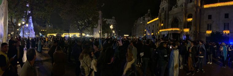 Festejos en la ciudad de Valencia. Foto gentileza: Carlos Gaia
