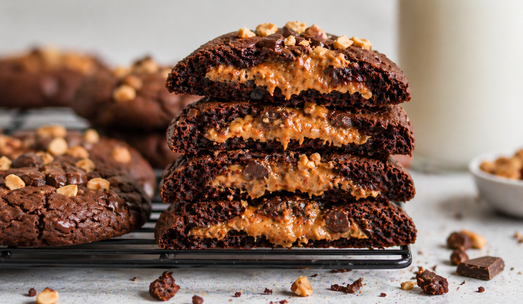 Cookies de chocolate y mantequilla de maní, una receta imperdible Cookies de chocolate y mantequilla de maní, una receta imperdible