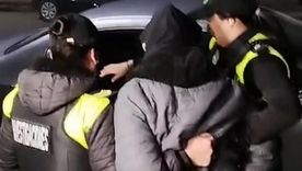 La mujer es señalada como la autora de haberle sustraído del bolsillo del saco el teléfono celular al gobernador de Tucuman, mientras participaba de un acto oficial.  