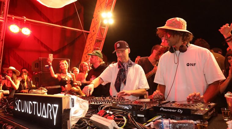 El 25 de febrero cerca de 5 mil personas disfrutaron de Soundtuary en Mendoza Foto: Gentileza Nacho Gaffuri