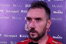 El futbolista habló post partido. Foto: Captura