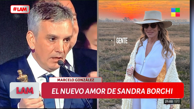Sandra Borghi apostó nuevamente al amor. Foto: captura de video/ América TV. Sandra Borghi apostó nuevamente al amor. Foto: captura de video/ América TV.