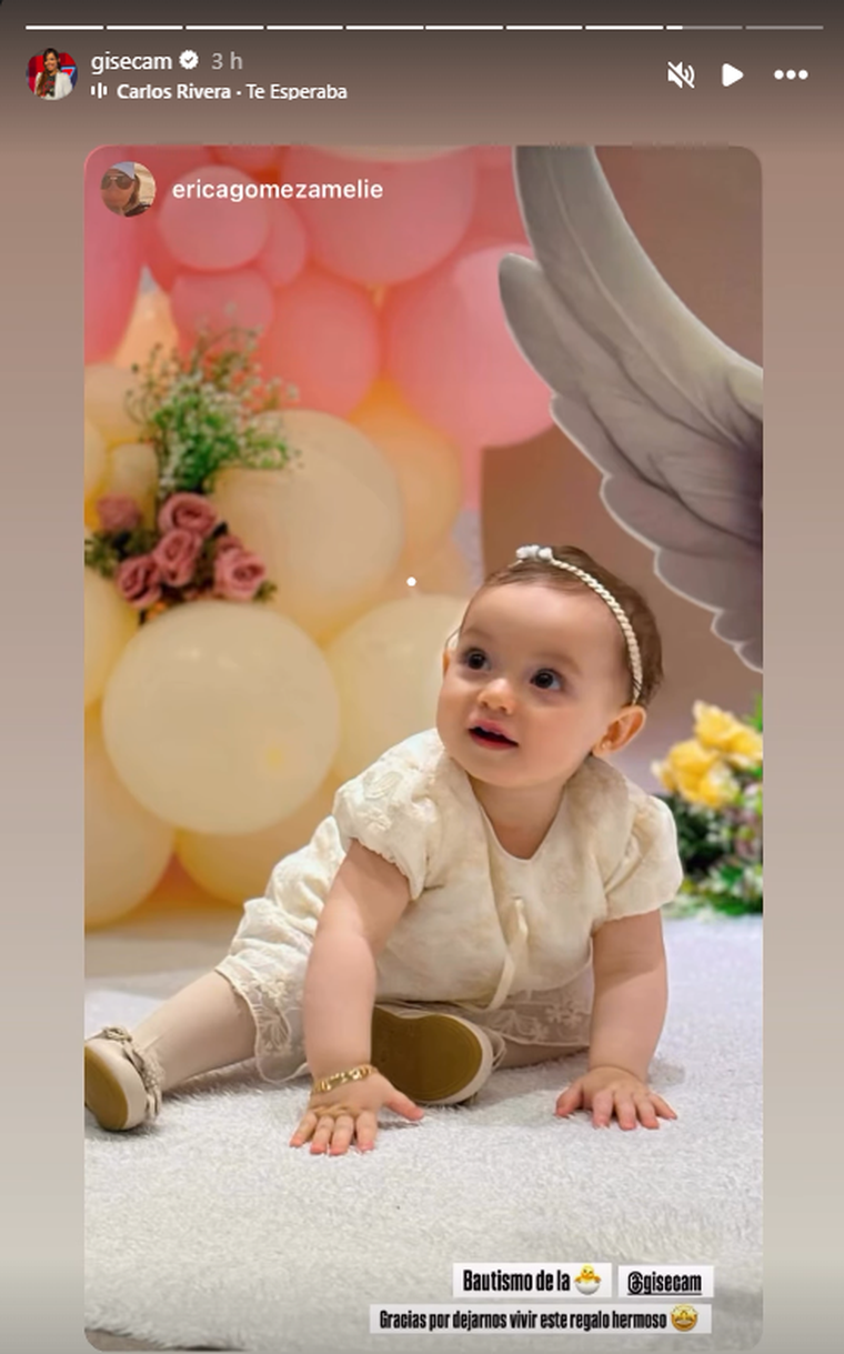 Guillermina, hija de Gisela Campos. Créditos: Instagram / gisecam Guillermina, hija de Gisela Campos. Créditos: Instagram / gisecam