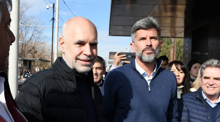 Horacio Rodríguez Larreta y Ulpiano Suarez Foto: ALF PONCE MERCADO / MDZ