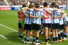 Argentina sufrió una preocupante derrota ante las niponas. Foto: @Argentina