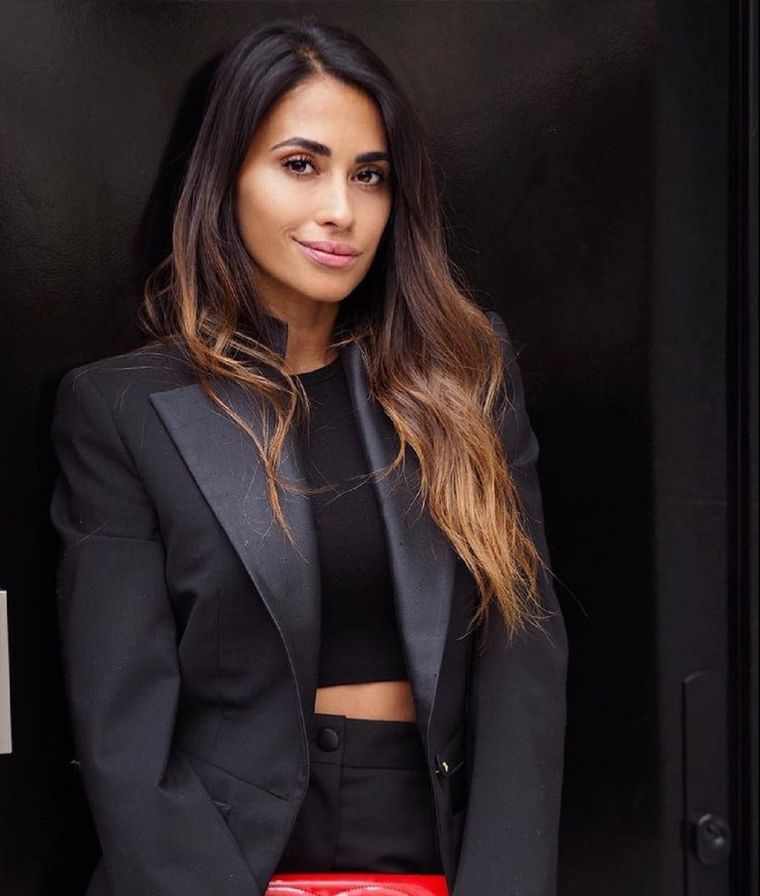 Antonela Roccuzzo celebró las fotos de Lionel Messi para Louis Vuitton Foto: Instagram @antonelaroccuzzo