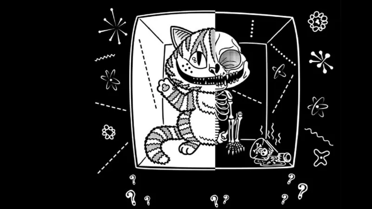 ¿Vivo o muerto? El famoso gato de Schrödinger. Foto: GETTY IMAGES