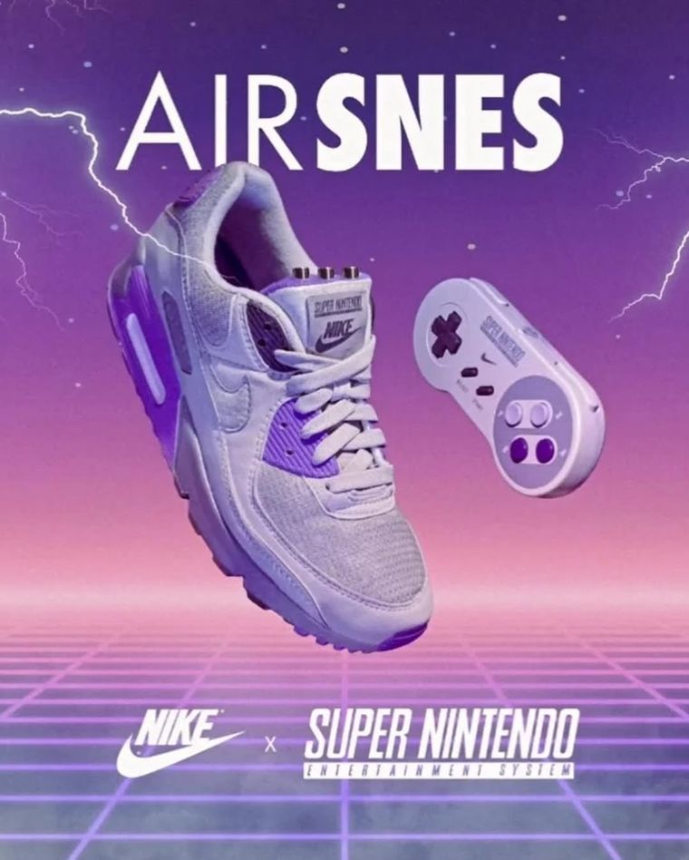 Las AIR SNES combinan Nike y Nintendo en unas zapatillas capaces de ejecutar juegos clásicos. Las AIR SNES combinan Nike y Nintendo en unas zapatillas capaces de ejecutar juegos clásicos.