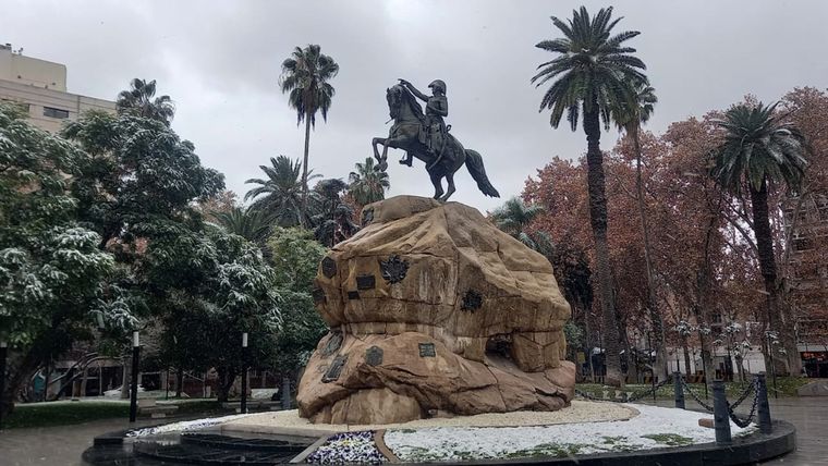 El invierno llegó con fuerza a la provincia de Mendoza
