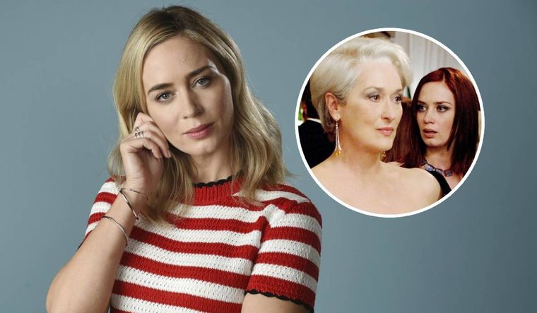Emily Blunt relató la experiencia que tuvo con Meryl Streep en El diablo viste a la moda.