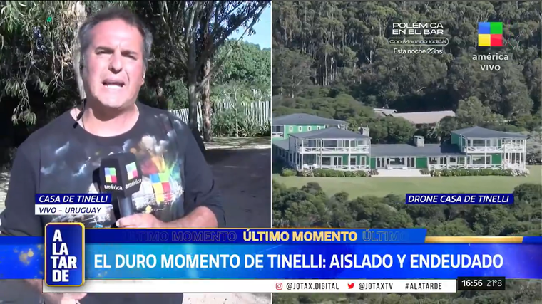 Marcelo Tinelli habría grabado un video en Uruguay. Foto: captura de video / América TV. Marcelo Tinelli habría grabado un video en Uruguay. Foto: captura de video / América TV.