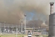 a una semana del apagon, se registro un nuevo incendio cerca de la central atucha