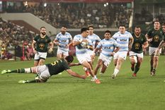 Los Pumas sufrieron una dura caída ante Sudáfrica.&nbsp;
