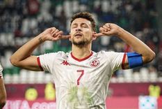 Msakni, autor del gol de Túnez. Foto: @postunited Msakni, autor del gol de Túnez. Foto: @postunited