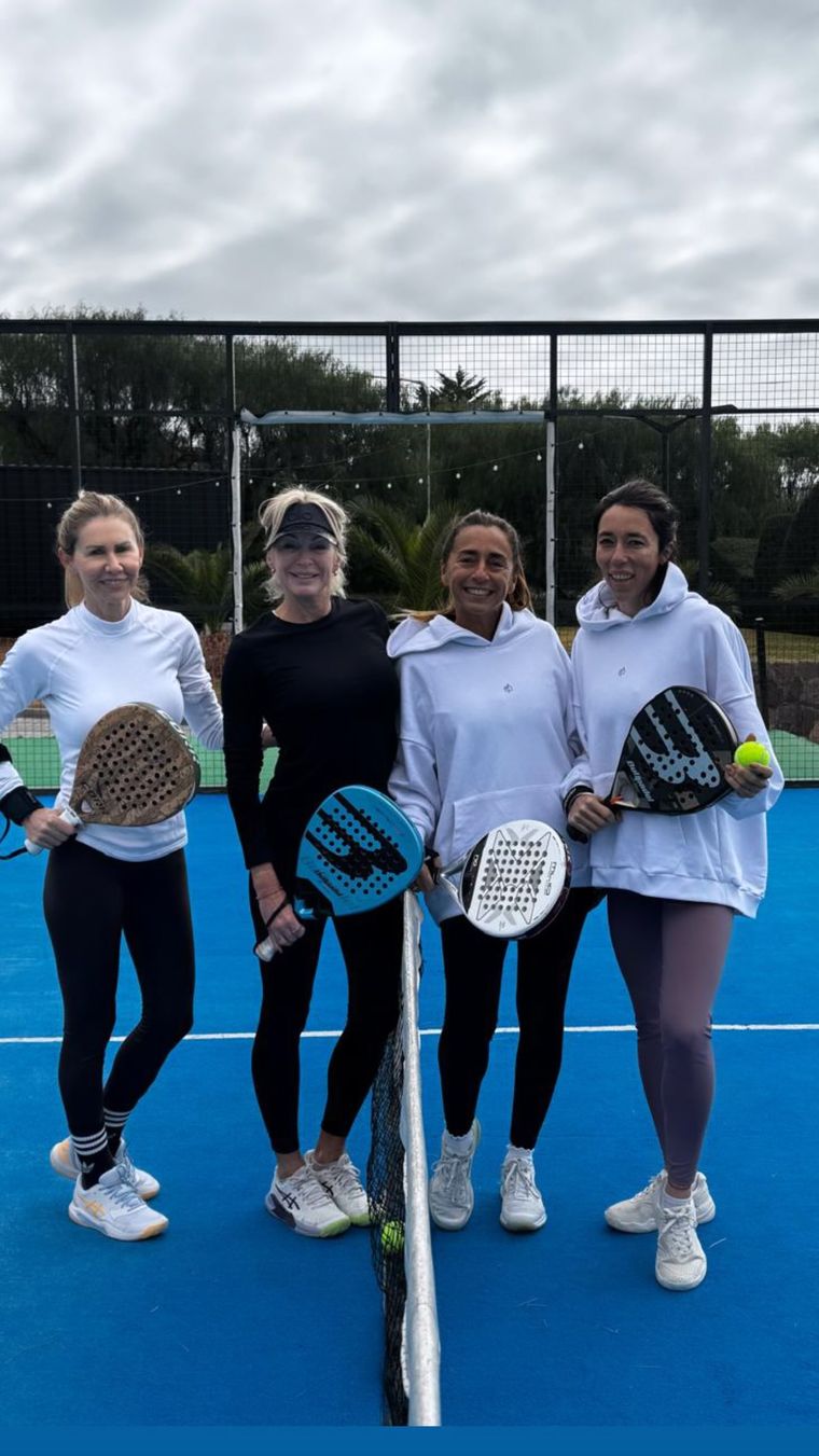 Yanina Latorre jugó un torneo de pádel en Mendoza con amigas. Yanina Latorre jugó un torneo de pádel en Mendoza con amigas.