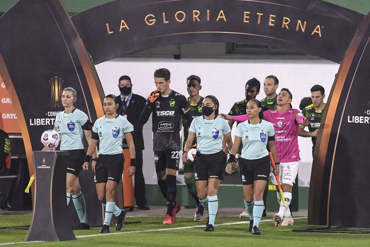 Las cuatro mujeres que hicieron historia en Florencio Varela. Foto: Télam