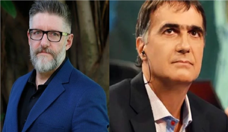 Luis Novaresio y Antonio Laje tuvieron un fuerte cruce en vivo. Foto: Archivo