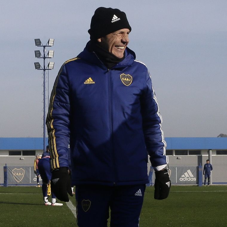 Miguel Ángel Russo ultima detalles para la Copa Libertadores. Foto: Boca Juniors