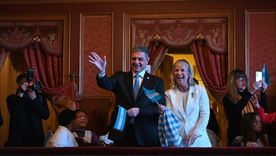 El jefe de Gobierno porteño les tomó la promesa de lealtad a la bandera a más de mil alumnos de escuelas primarias.