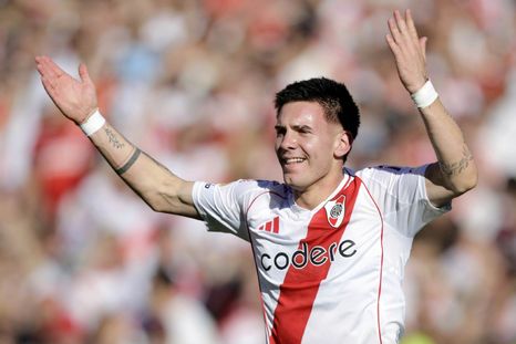 Franco Mastantuono, la joya de River Plate que PSG buscará llevarse. Foto: FotoBaires Franco Mastantuono, la joya de River Plate que PSG buscará llevarse. Foto: FotoBaires