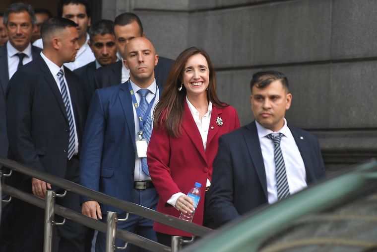 Victoria Villarruel, por primera vez cara a cara con Cristina Kirchner Foto: Télam