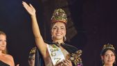 Chiara Baciocchi, flamante reina de la Vendimia de Las Heras. Chiara Baciocchi, flamante reina de la Vendimia de Las Heras.