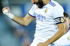 Benzema, la figura del partido. Foto: Real Madrid Benzema, la figura del partido. Foto: Real Madrid